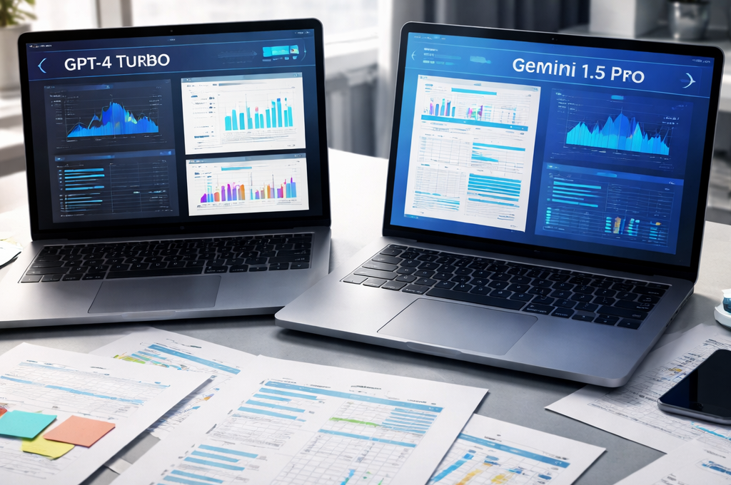 GPT-4 Turbo vs Gemini 1.5 Pro – praktyczne porównanie przy ekstrakcji danych z tabel i arkuszy