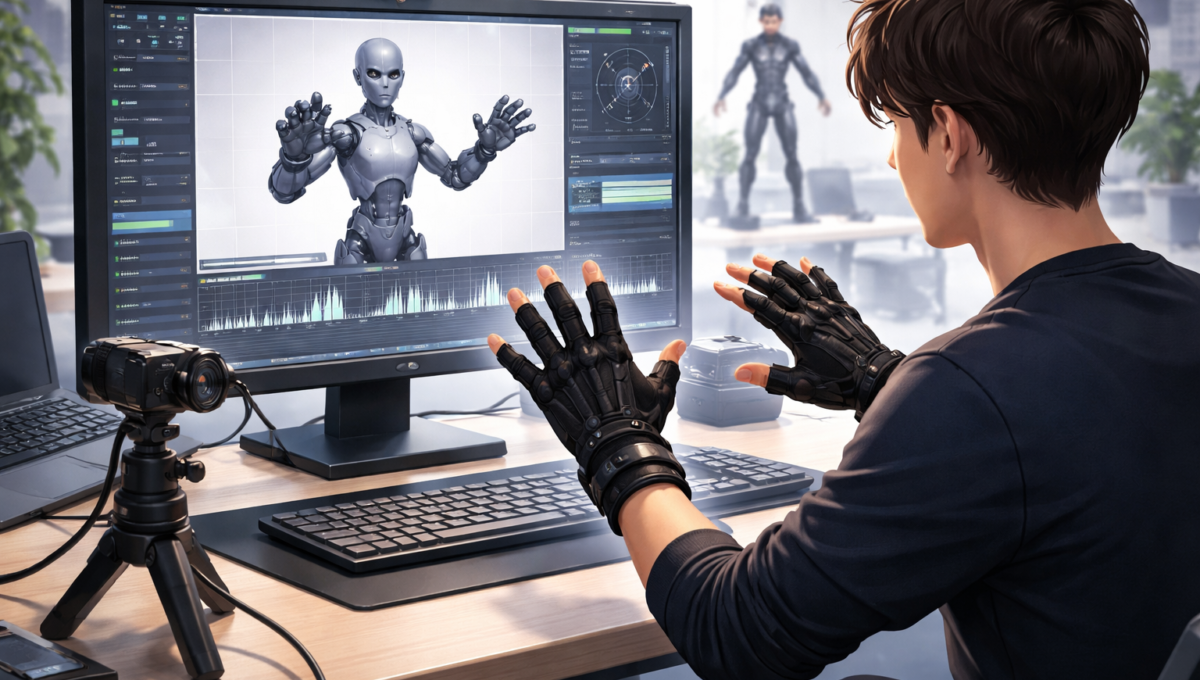 Manus – praktyczny workflow rejestracji ruchu dłoni do animacji postaci