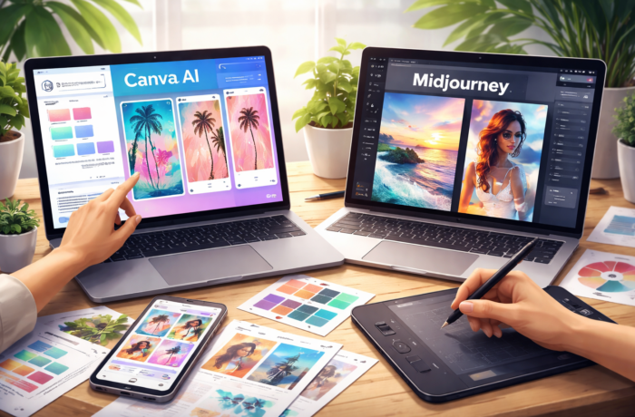 Canva AI vs Midjourney – który szybciej przygotuje grafiki na Instagram Stories?