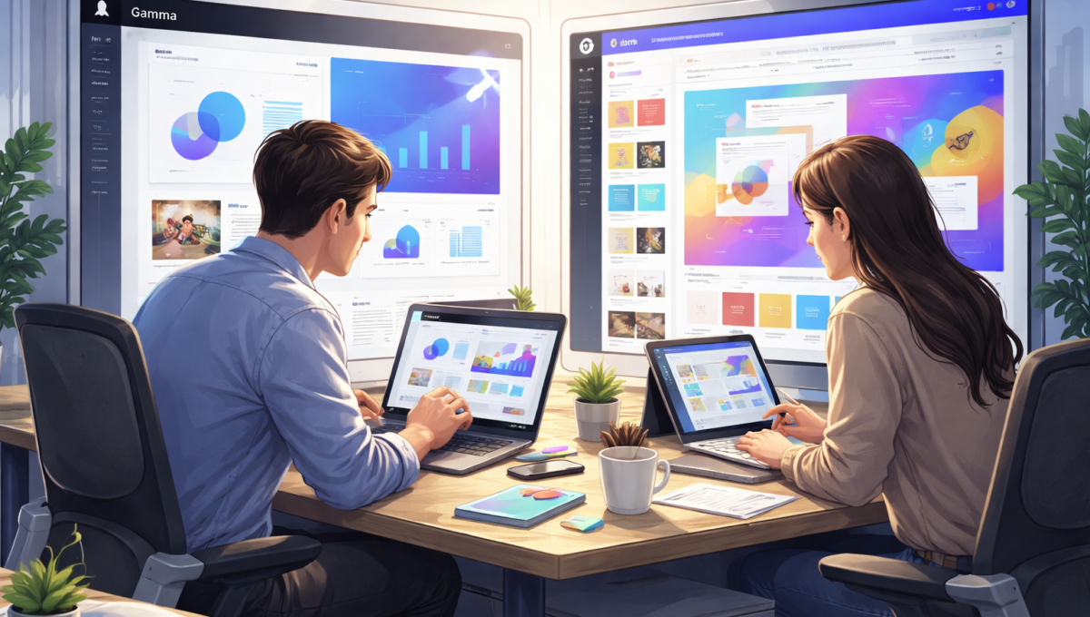 Gamma vs Canva AI – który lepiej przygotuje prezentację sprzedażową i jakie są ograniczenia współpracy?