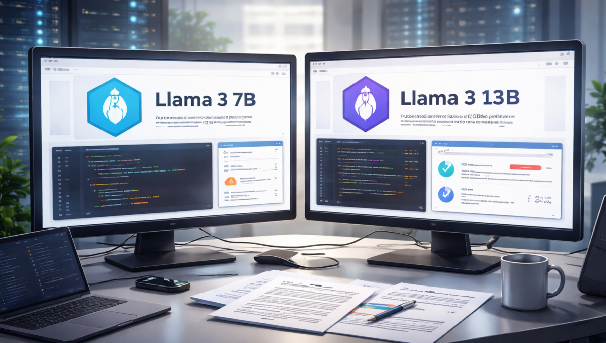 Llama 3 7B vs Llama 3 13B – który model lepiej do automatycznej naprawy błędów w CI/CD?